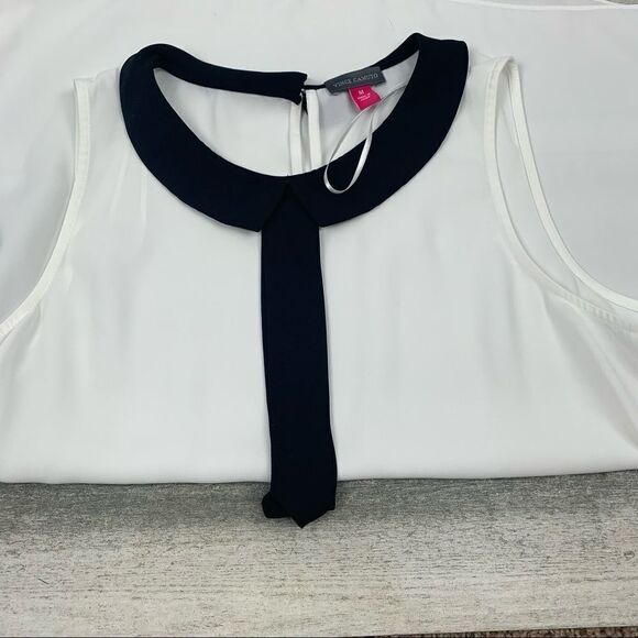 Vince Camuto Women's Sleeveless Blouse Black Size M Casual Spring - Picture 6 of 7